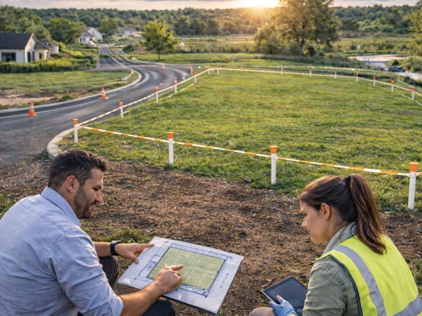 Permis d’aménager étude de sol division parcellaire lotissement terrain Argéo