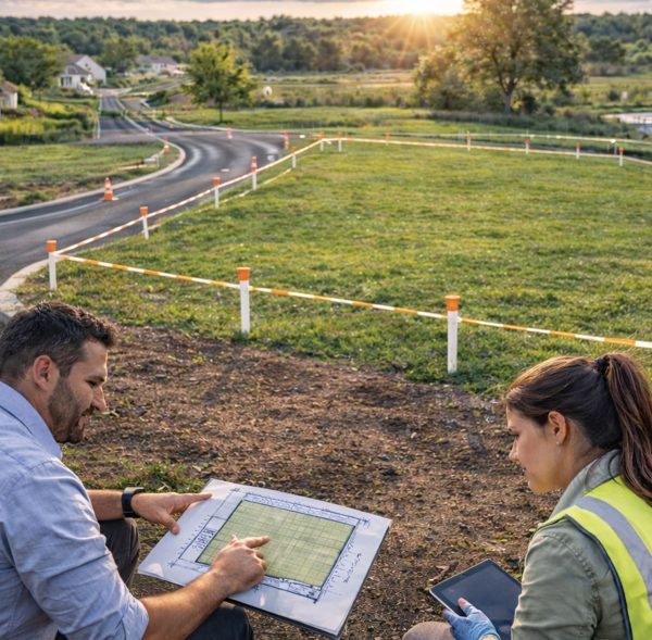 Permis d’aménager étude de sol division parcellaire lotissement terrain Argéo